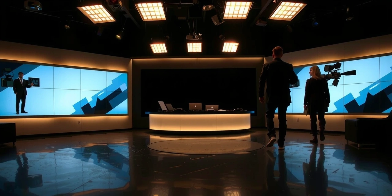 Broadcast Monitor Wall